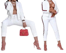 Load image into Gallery viewer, 2 Piece White Pant Suit
